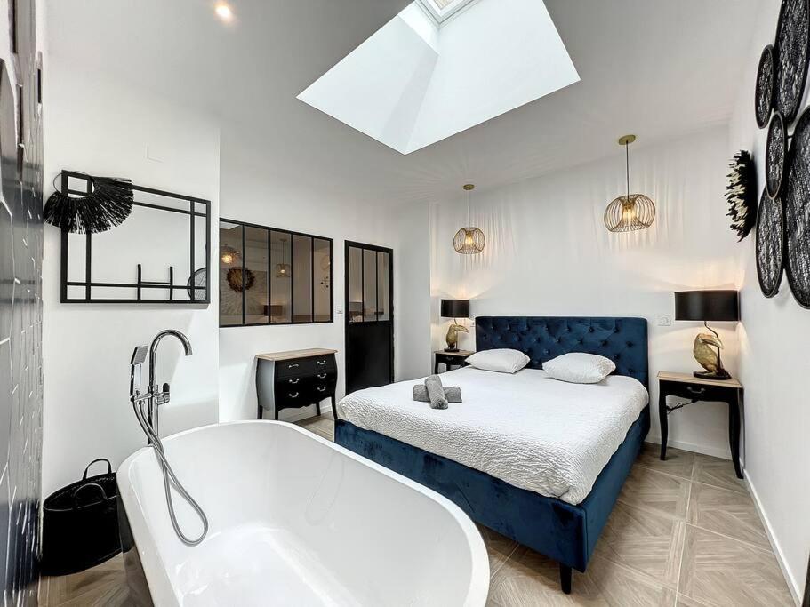 Appartamento Loft Raffine Et Chic Au Calme Proche Du Centre De Beziers Et Des Plages Boujan-sur-Libron Esterno foto