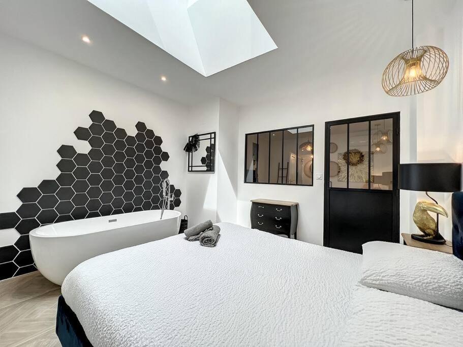 Appartamento Loft Raffine Et Chic Au Calme Proche Du Centre De Beziers Et Des Plages Boujan-sur-Libron Esterno foto